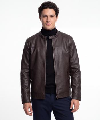 کاپشن چرم مردانه بالون مدل 9918